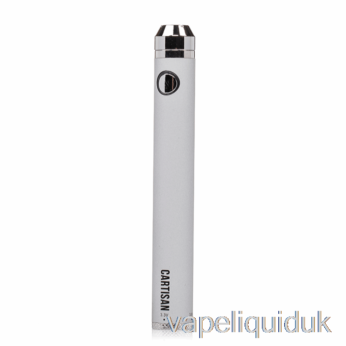 Cartisan eGo Spinner Twist 1300 510 Battery Silver Vape Liquid